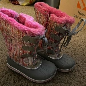 Toddler girls snow boots